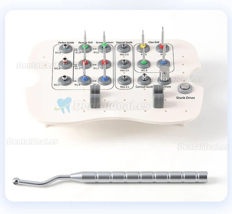 Kit Universal de Extracci&oacute;n de Tornillos de Implantes Dentales Extractor de Tornillos Rotos